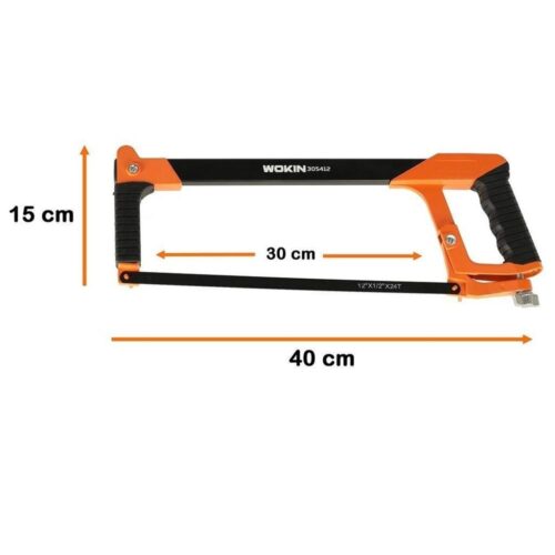 Metallkapsåg 300 mm med justerbar 90°45° vinkel och ergonomiskt handtag