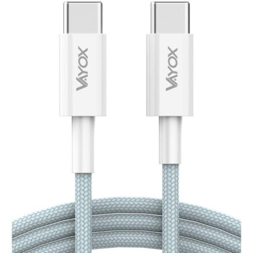 Premium 65W 3A snabbladdning USB-C till USB-C-kabel (1m)