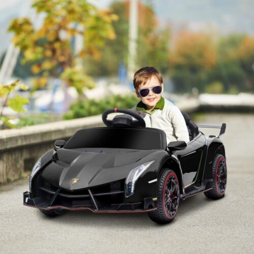 Licensierad Lamborghini Electric Kids Ride On Car, fjärrkontroll och Bluetooth-musik