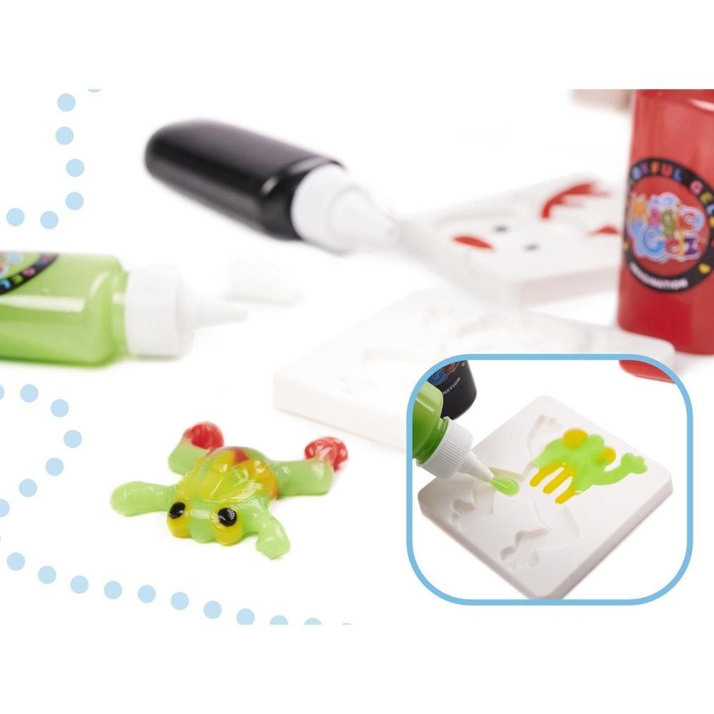 3D Crystal Glue Slime Kit för barn – Skapa färgglada figurer och smycken