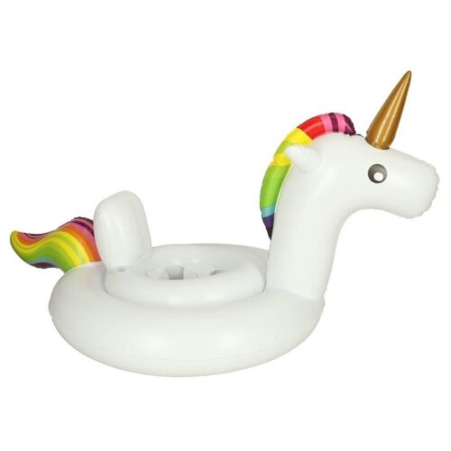 Uppblåsbart Unicorn Poolhjul för barn med sits – 70 cm