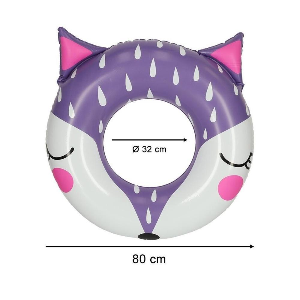 Bedårande Fox Kids Simring, 80 cm, vattenleksäkerhet för åldrarna 6+