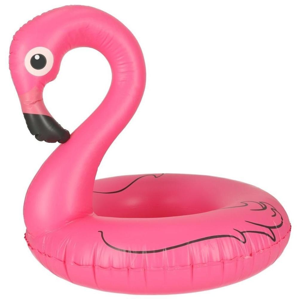 Pink Flamingo uppblåsbart simhjul, 90 cm för barn 70 kg kapacitet