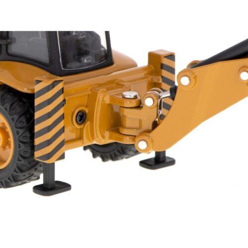 H-Toys 1:50 metallgrävmaskinslastare bulldozer med rörliga skopor