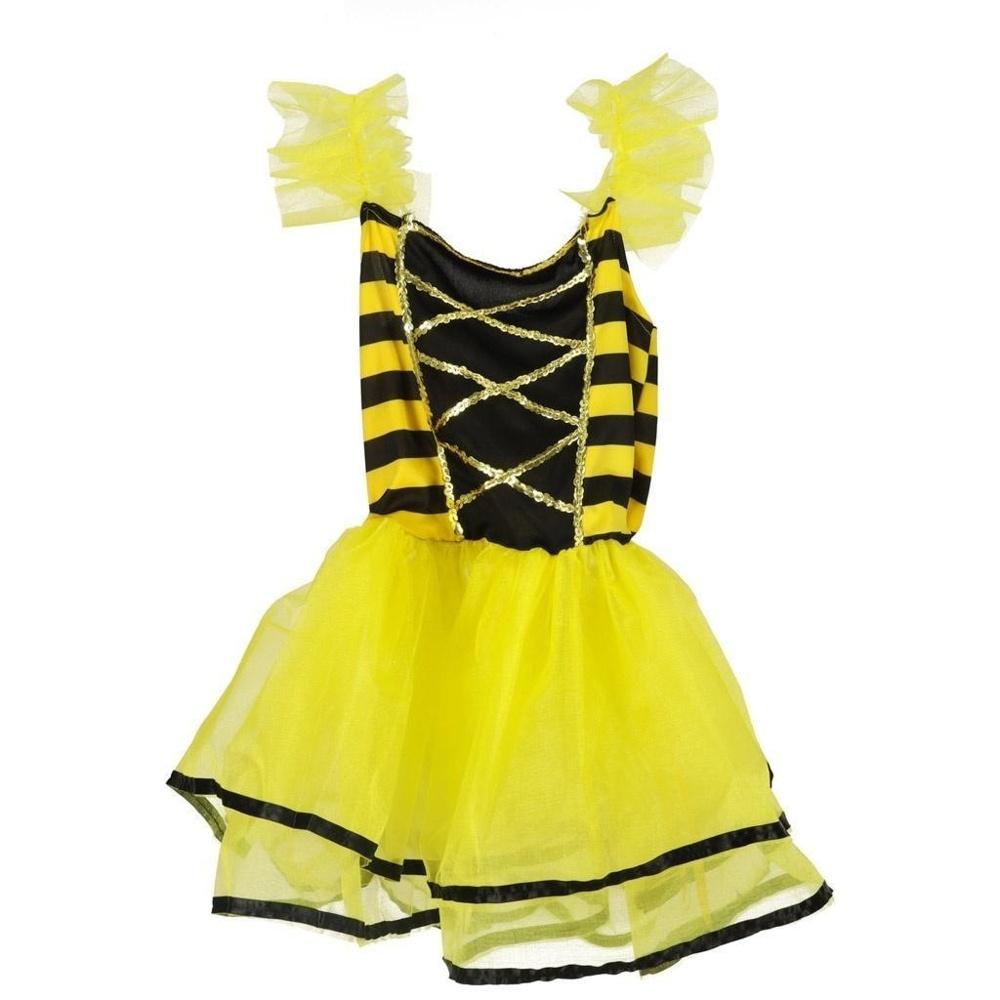 Yellow Black Bee Costume Dress Wings Pannband för vuxna barn