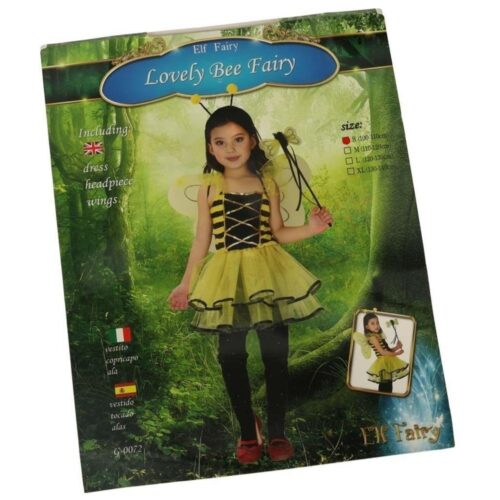 Yellow Black Bee Costume Dress Wings Pannband för vuxna barn