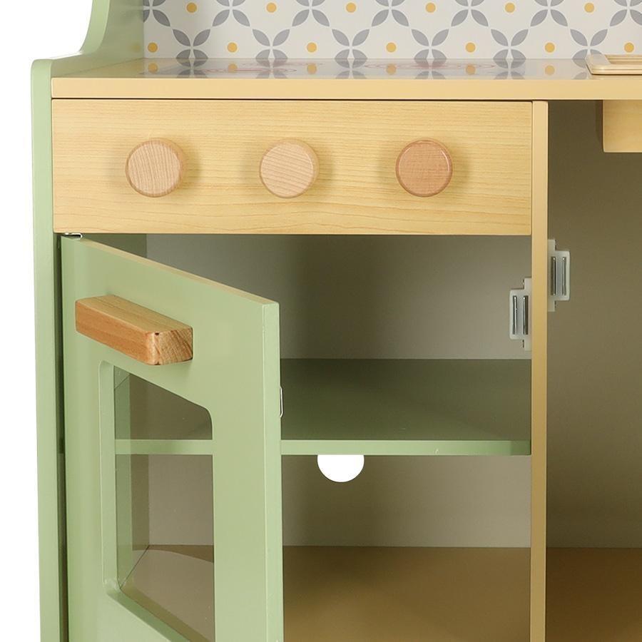 Mint Wooden Kids Kitchen Lekset med spis, ugn och tillbehör