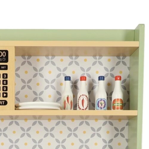 Mint Wooden Kids Kitchen Lekset med spis, ugn och tillbehör