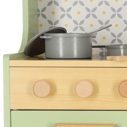 Mint Wooden Kids Kitchen Lekset med spis, ugn och tillbehör