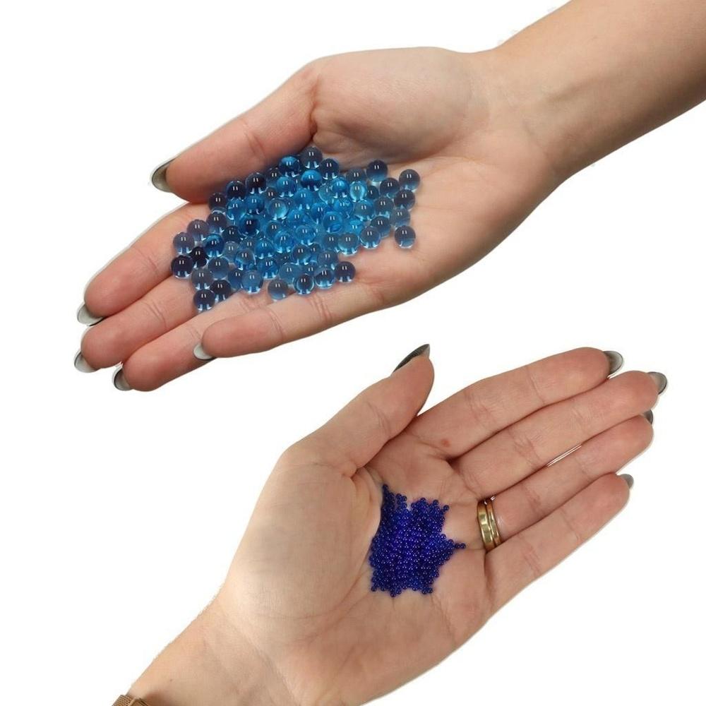 Blue Hydrogel Water Beads – 50 000 Pack för Gel Ball Guns, Plants and DIY 7-8mm