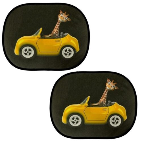 Giraffe statiska solskyddsgardiner – Blockera UV-strålar, håll bilen sval