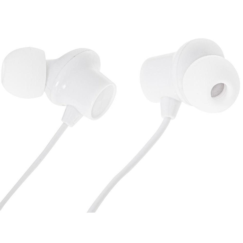 L-BRNO Type-C trådbundna in-ear-hörlurar – Vit, 120 cm kabel