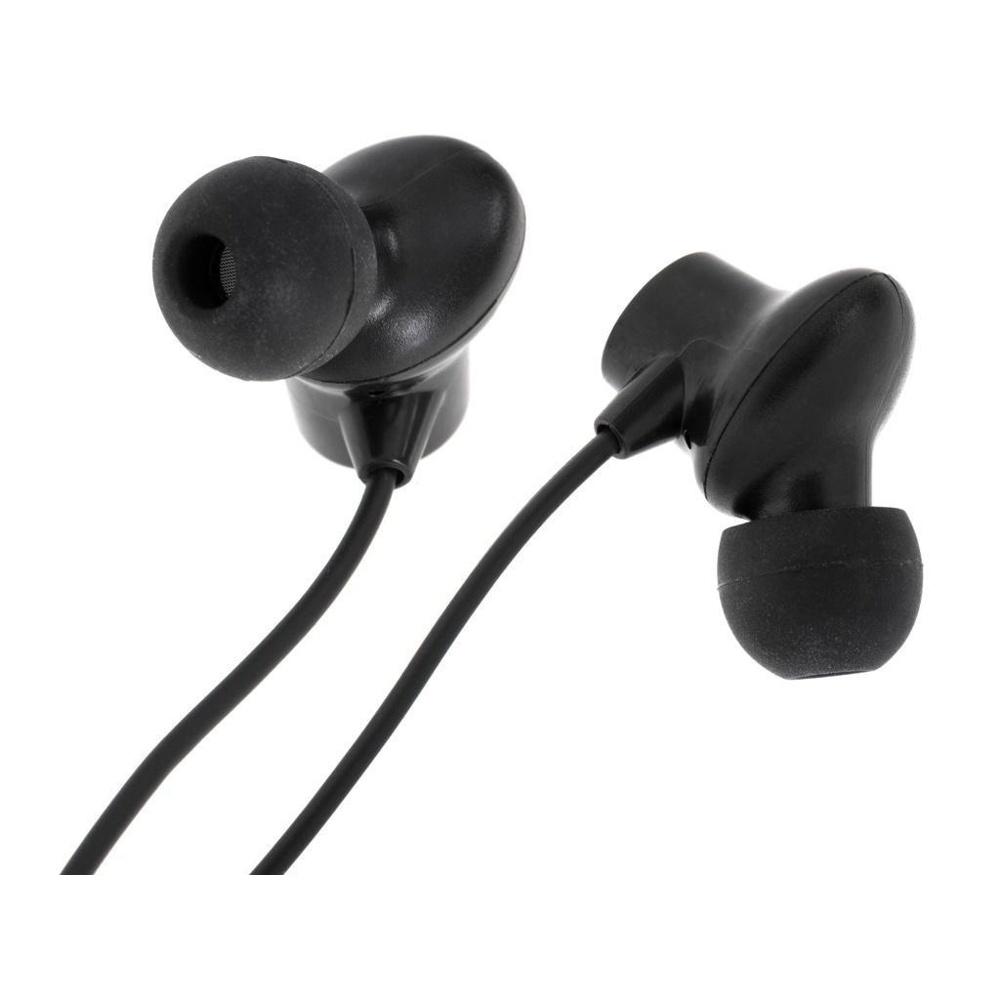 L-BRNO Type-C in-ear-hörlurar med tråd – svart, 120 cm kabel