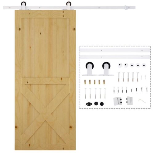 Vit Sliding Lading Door Hardware Kit – 183cm, Rymmer 100 kg