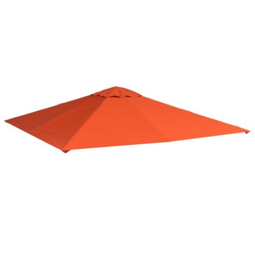 Orange Gazebo Takbyte – UV-solskydd, andningsbart och vattentåligt 2,98×2,95m