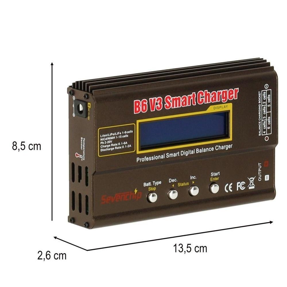 IMAX B6 80W Universal batteriladdare – Justerbar Li-ion, NiMH, NiCd Laddning och urladdning