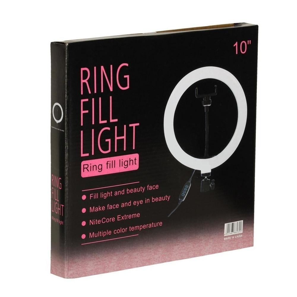 60W LED-ringljus med fjärrkontroll för smink och fotografering