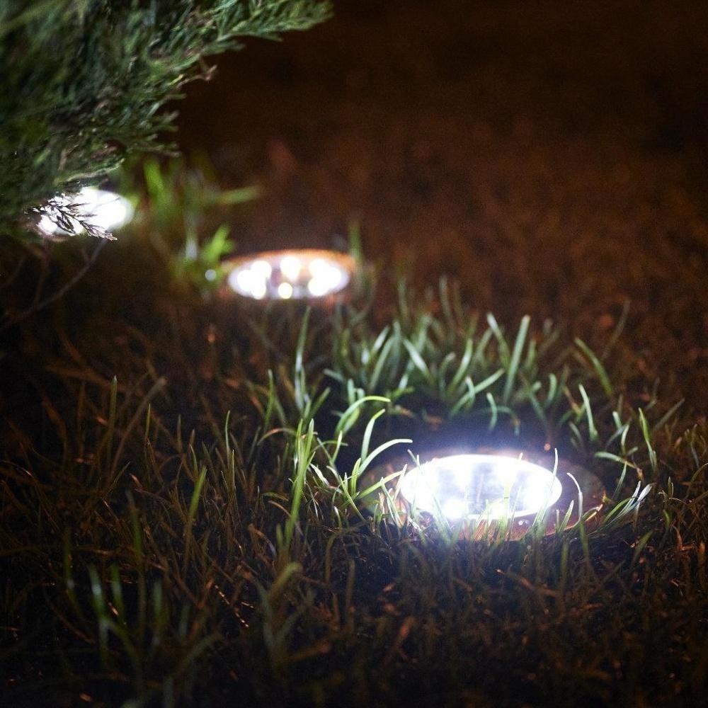 Solar Garden LED Pathway Lights, 12-pack, vattentät, ljus, energieffektiv