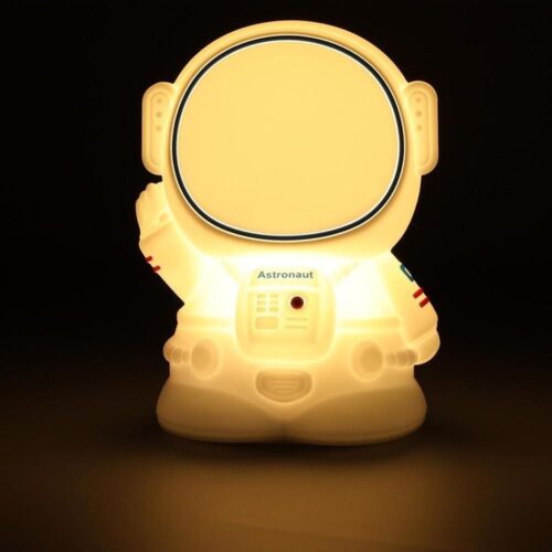 Touch-aktiverad Astronaut Night Light med RGB-färger och timer