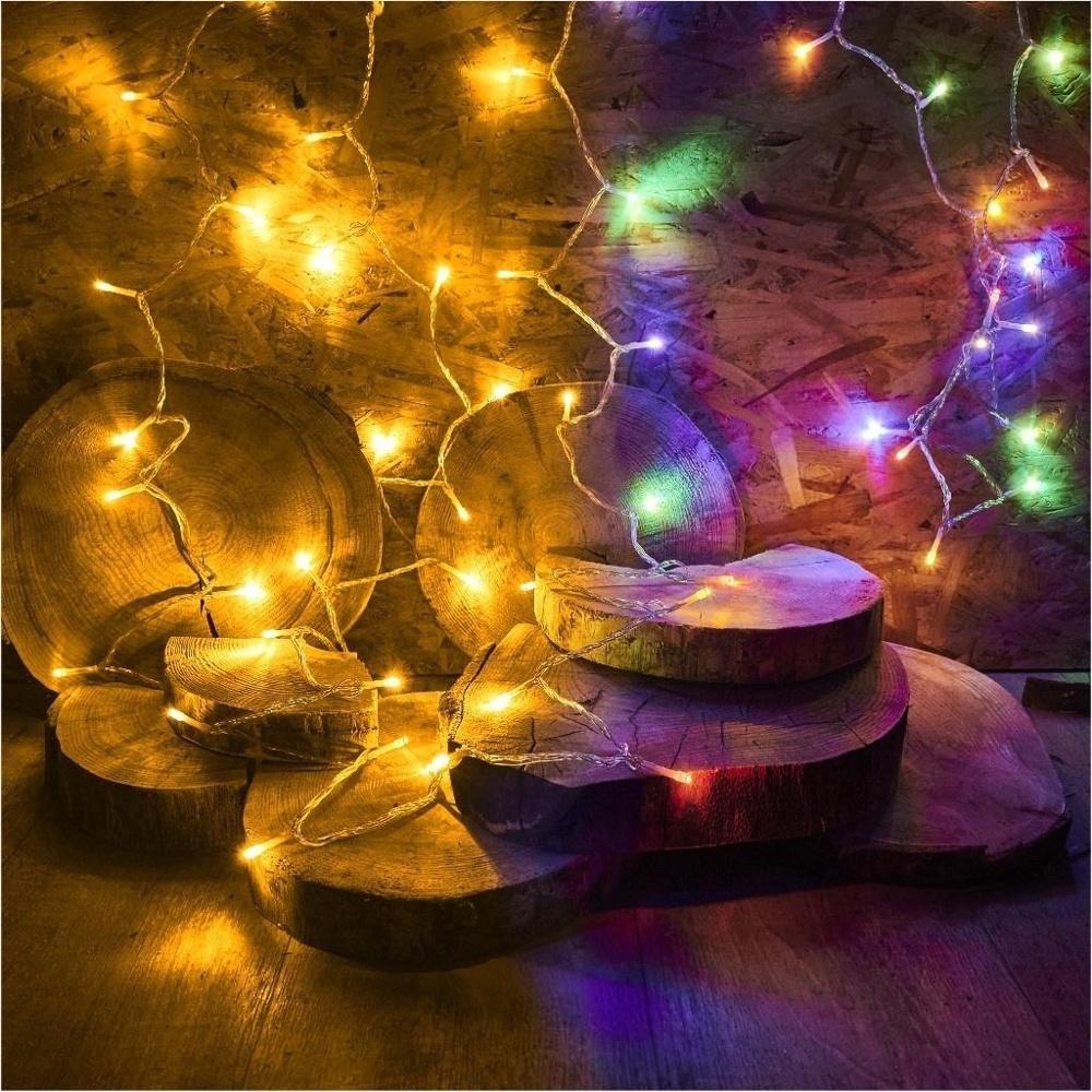 LED String Lights 10M 100 LED med fjärrkontroll, Flerfärgad/Varmvit, Juldekor