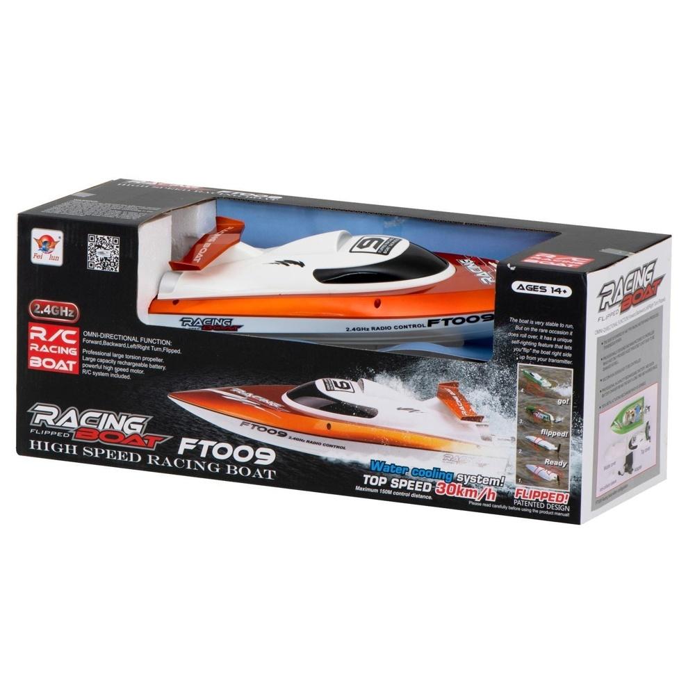 High Speed ​​Remote Control Boat FT009 – Grön 30km/h RC Racing Powerboat