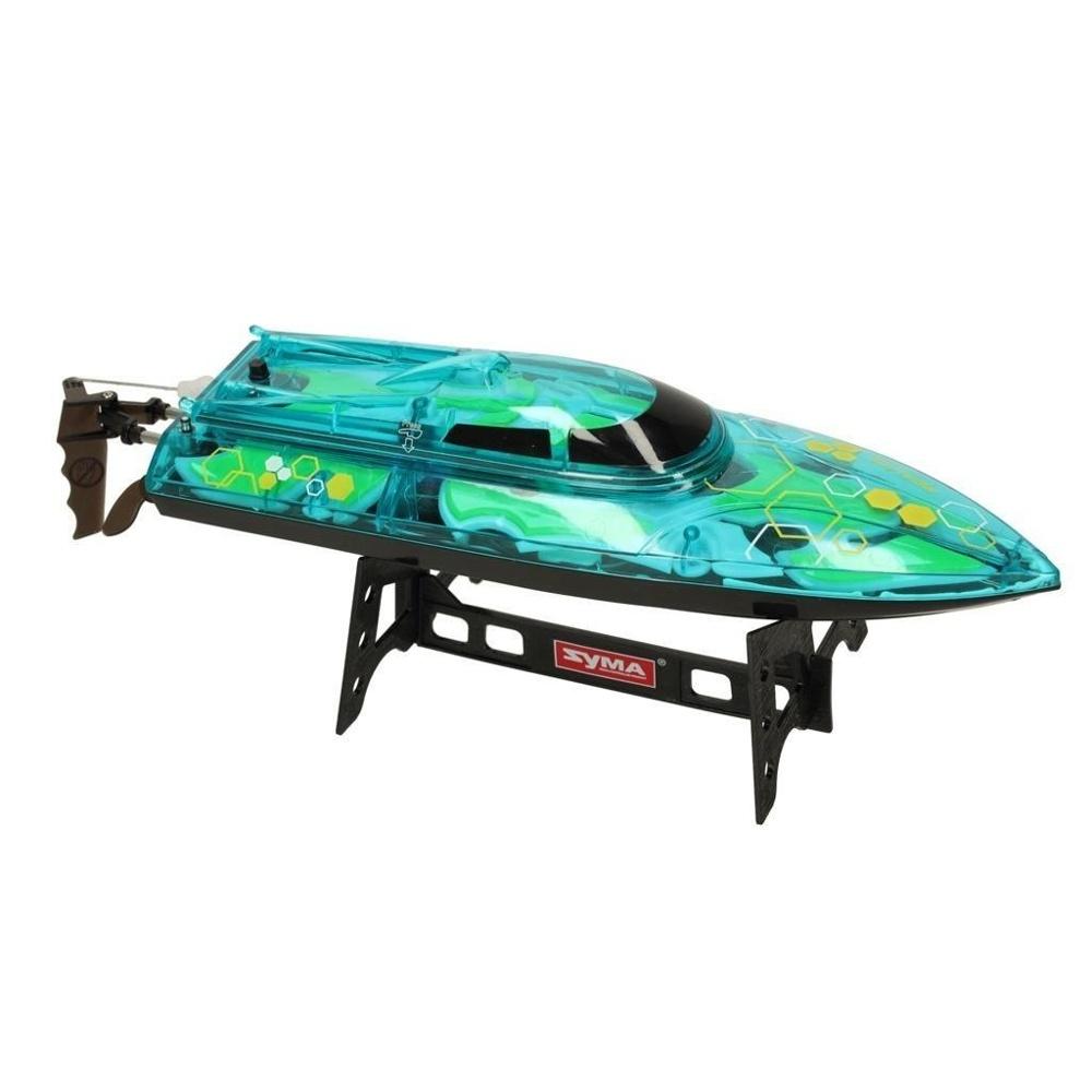 Revolt Illuminator Green RC Boat – 20 km/h hastighet, vattentät design, upp till 150 m kontroll