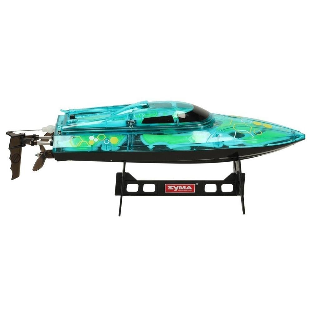 Revolt Illuminator Green RC Boat – 20 km/h hastighet, vattentät design, upp till 150 m kontroll