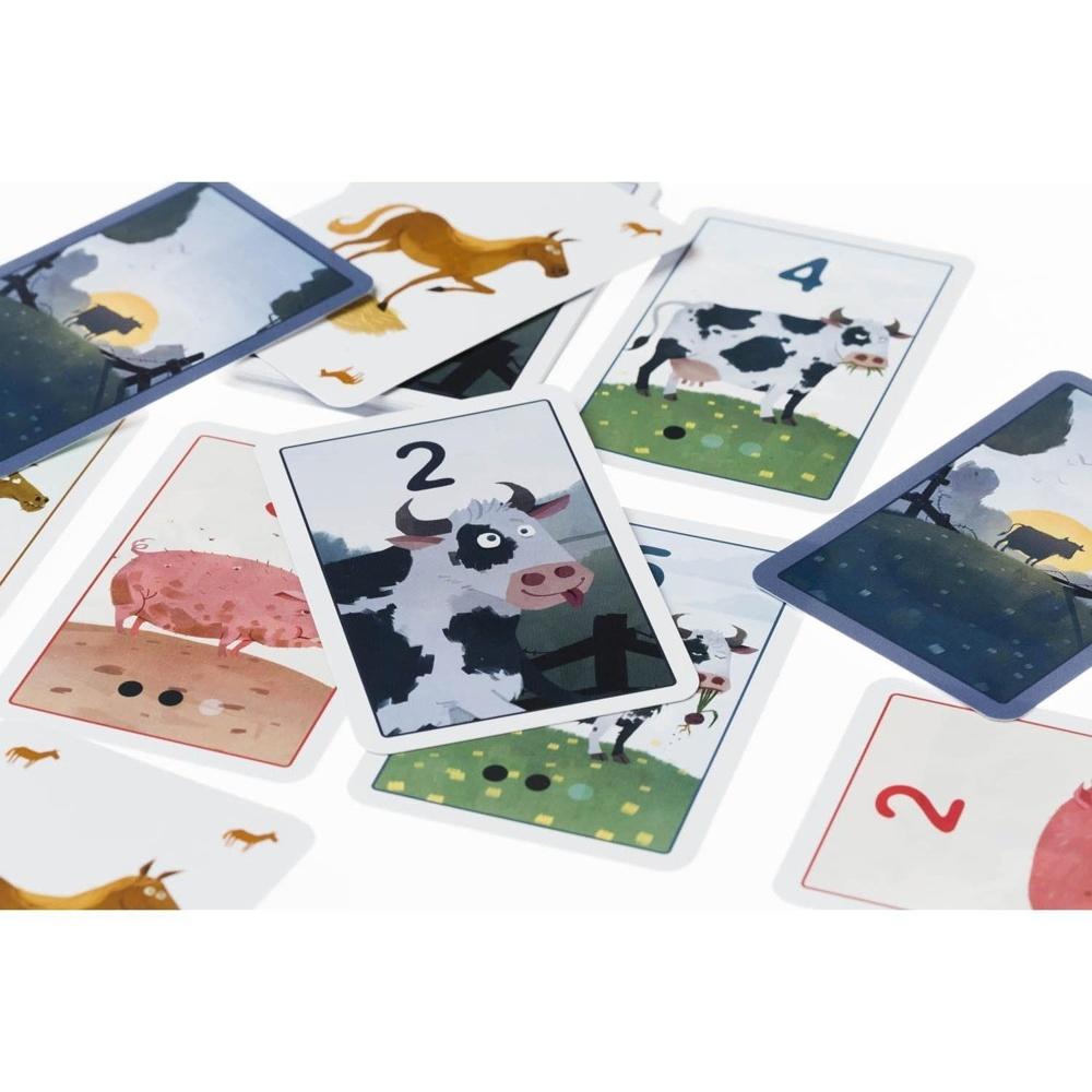 MUDUKO Unlucky Cow Card Game: Familjekul med negativa poäng