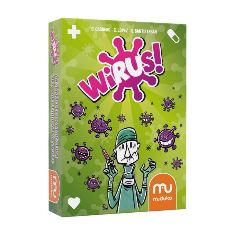 Muduko Virus Party Card Game: Infectious Fun för familj och vänner 8+