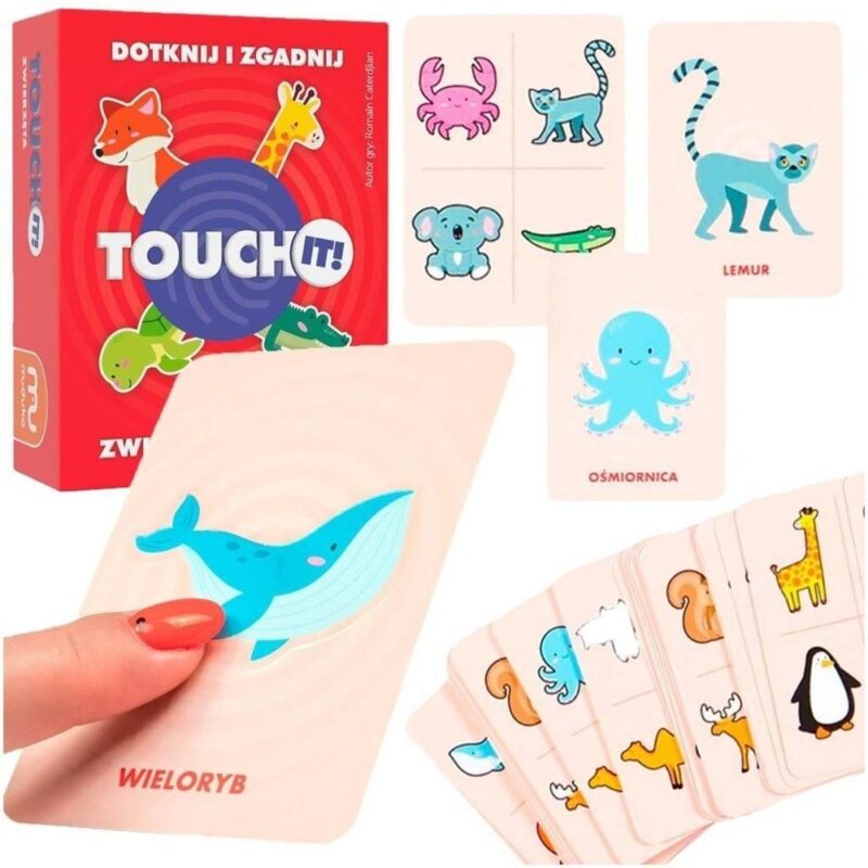 MUDUKO Touch It! Animal Guessing Game: Sensoriskt kul för barn och vuxna