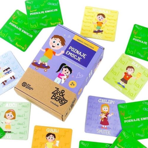 MUDUKO I Know Emotions: Eco-Friendly Memory Game for Toddlers – Lär dig känslor och utveckla empati