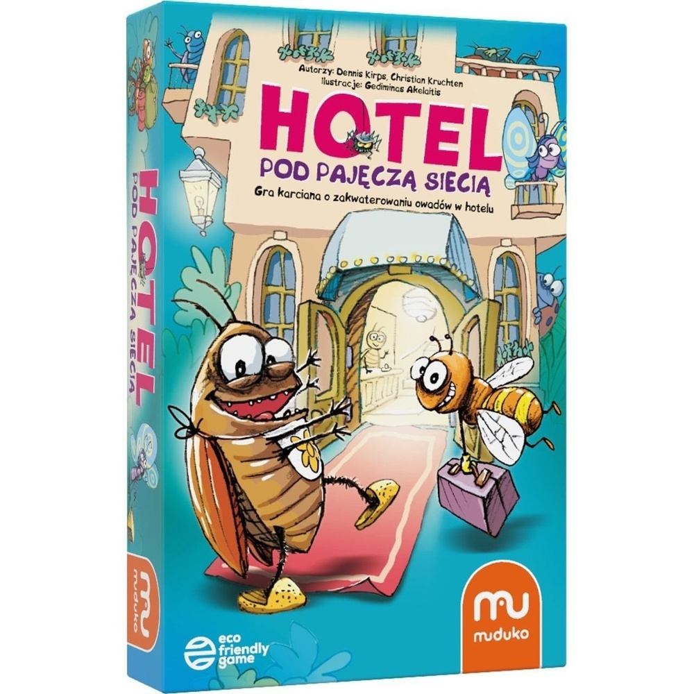 MUDUKO Hotel Under the Spider’s Web Family Card Game Ages 5+