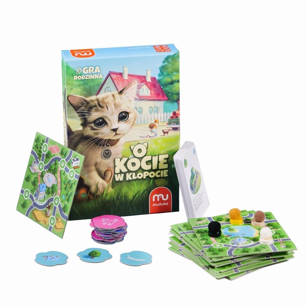 About a Cat in Trouble: Family Board Game for Ages 8+ – Hitta vägen hem!