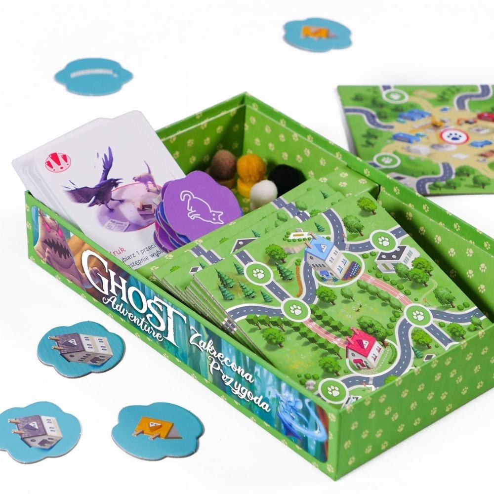 About a Cat in Trouble: Family Board Game for Ages 8+ – Hitta vägen hem!