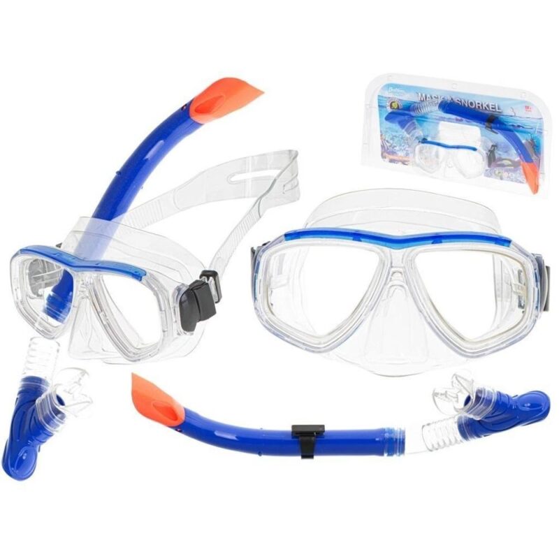 Professionell Snorkelmask och Snorkel Set – Vitseende, justerbar passform