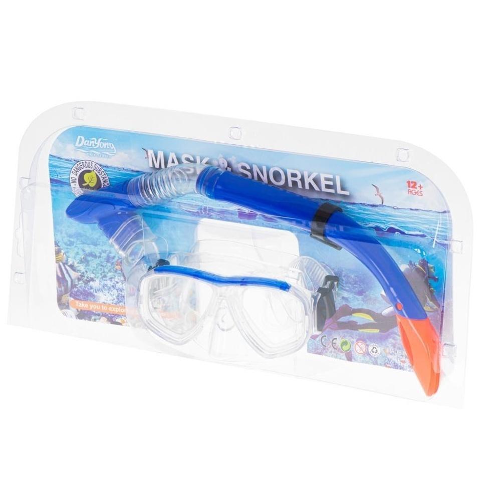 Professionell Snorkelmask och Snorkel Set – Vitseende, justerbar passform