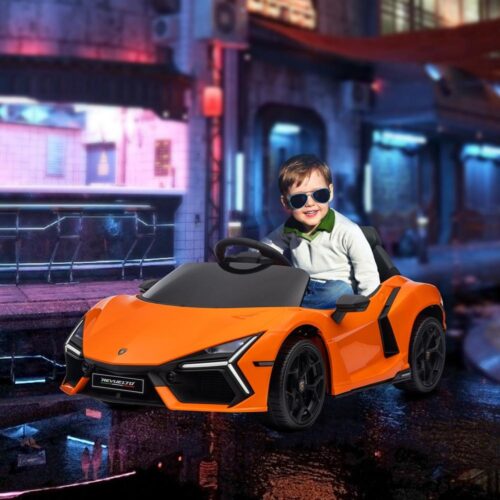 12V Lamborghini Kids elbil, fjärrkontroll, musik och belysning