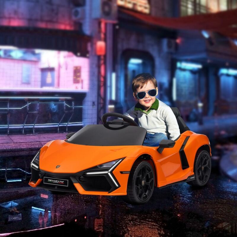 12V Lamborghini Kids elbil, fjärrkontroll, musik och belysning