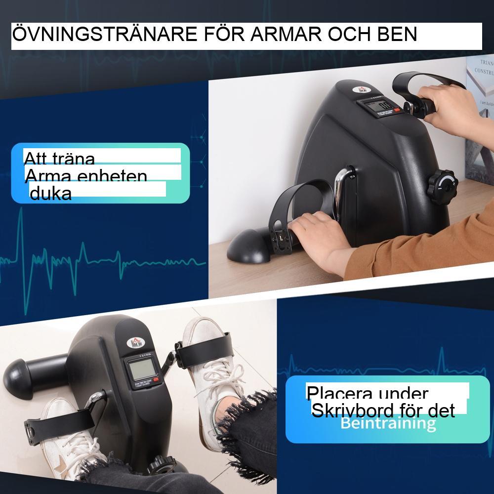 Mini Bike Pedal Trainer med LCD-skärm för Home Fitness