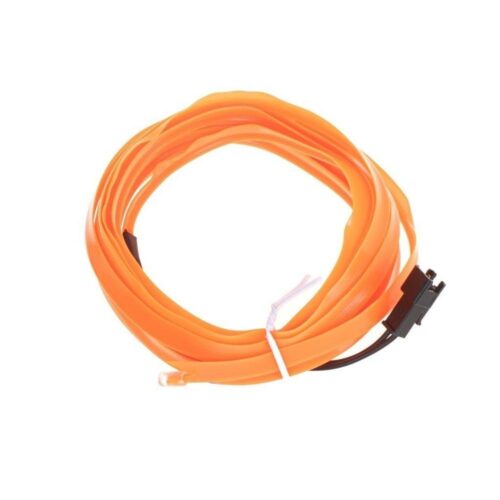 Orange 3M LED Ambient Car Lighting Strip, USB och 12V-driven