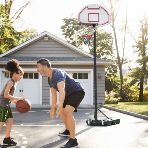 Justerbart basketställ för barn, trädgård och hem