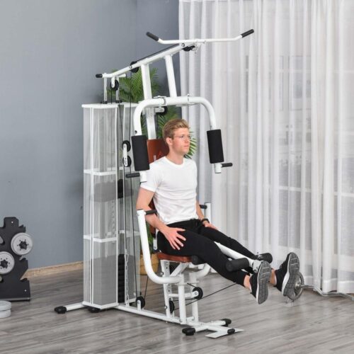 Full Body Home Gym Station med pressarm och benutvecklare (45 kg)