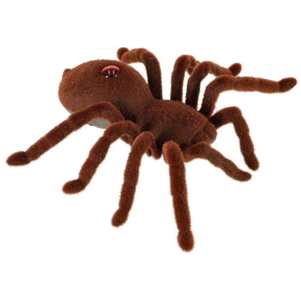 Realistisk Tarantula-leksak med fjärrkontroll, läskigt skämt för vuxna och barn 8+