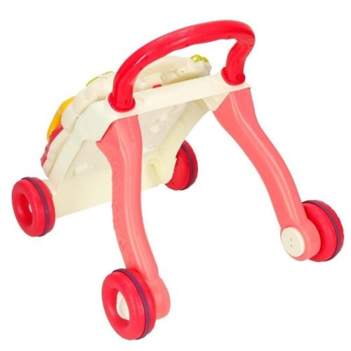 Rosa 4-i-1 Interactive Learning Pushchair Bord och Walker