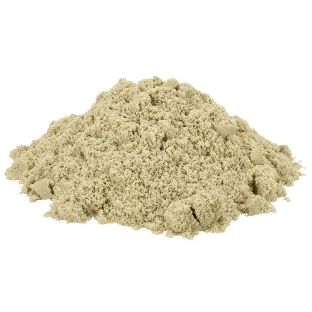 2 kg Kinetic Sand Set med formar, pump och uppblåsbar sandlåda Beige