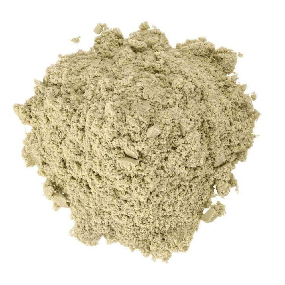 2 kg Kinetic Sand Set med formar, pump och uppblåsbar sandlåda Beige