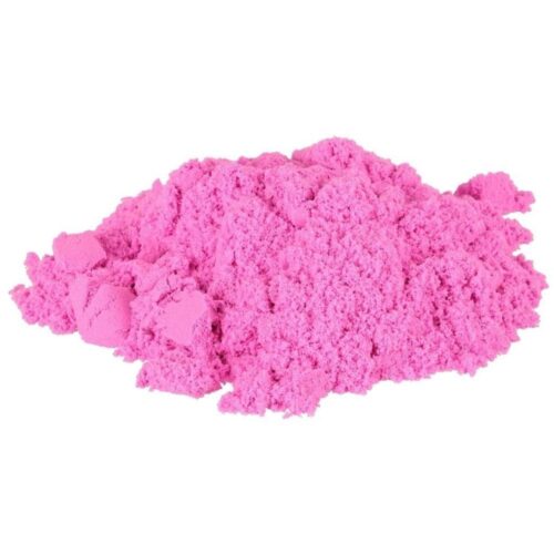 Pink Kinetic Sand Playset 1 kg med 8 formar, sandlåda och pump