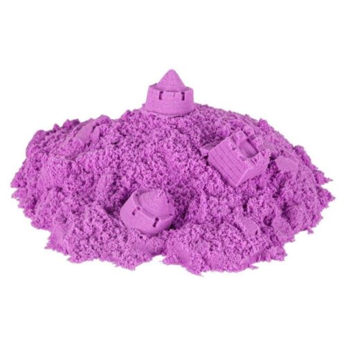 Lila 1 kg Kinetic Sand: Formbar, sensorisk lek och torkar aldrig ut