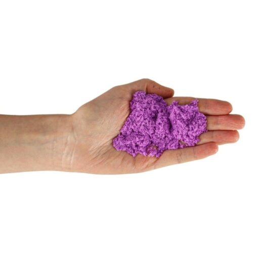 Lila 1 kg Kinetic Sand: Formbar, sensorisk lek och torkar aldrig ut