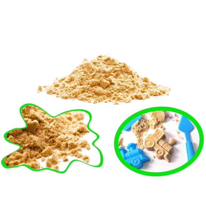 1 kg Kinetic Sand – Formbar, icke-torkande, sensorisk lek